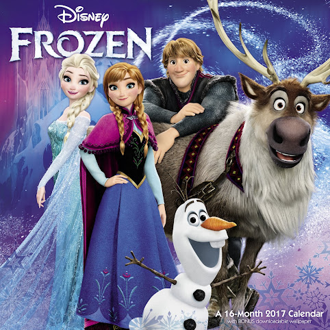 A Frozen calendar would make a great gift idea for any woman who loves the Disney movie.