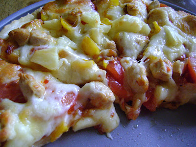 CORETAN DARI DAPUR: Hawaiian Chicken Pizza