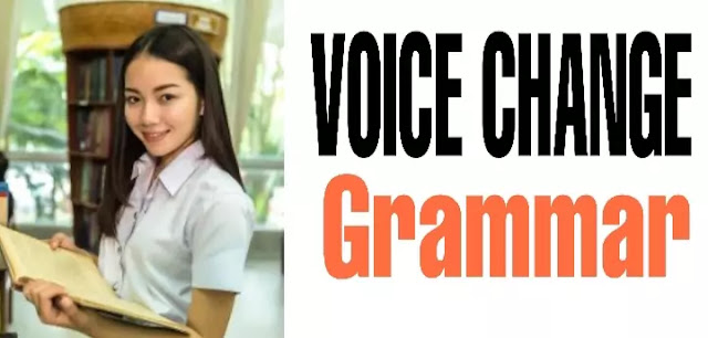 Voice change English Grammar