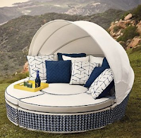 Tremiti Daybed with Cushions, Frontgate Outdoor Daybeds, Outdoor Patio Daybeds, Outdoor Daybeds, Frontgate Outdoor Daybeds With Canopy, 