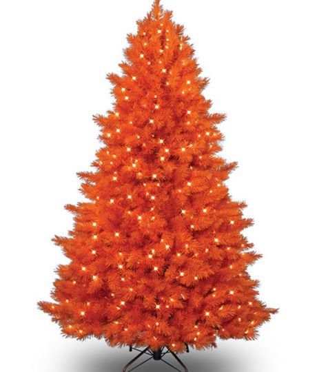 Orange Christmas Tree