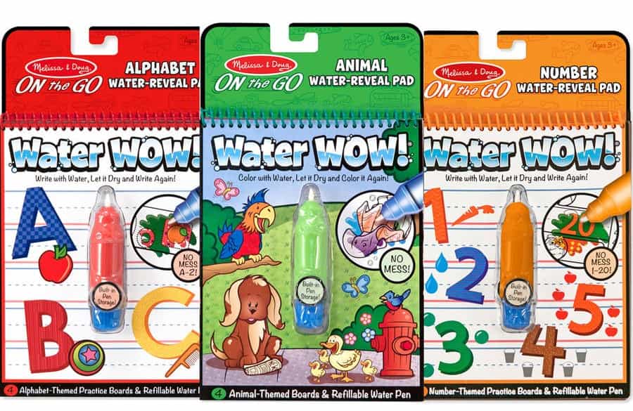 Melissa & Doug Water Wow! Coloring Books.