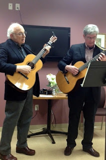 guitar players from a prior memory cafe at the Senior Center