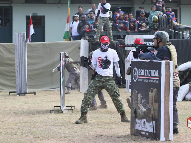  Yonarmed 11 Kostrad Gelar Airsoft Gun Argo VI di Magelang