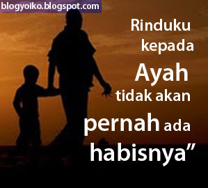 DP BBM Gambar Kata Rindu Buat Ayah Terbaru 2019 