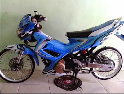 Modifikasi Motor Satria FU Airbrush Terbaru