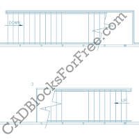 Free AutoCAD Blocks Stairs