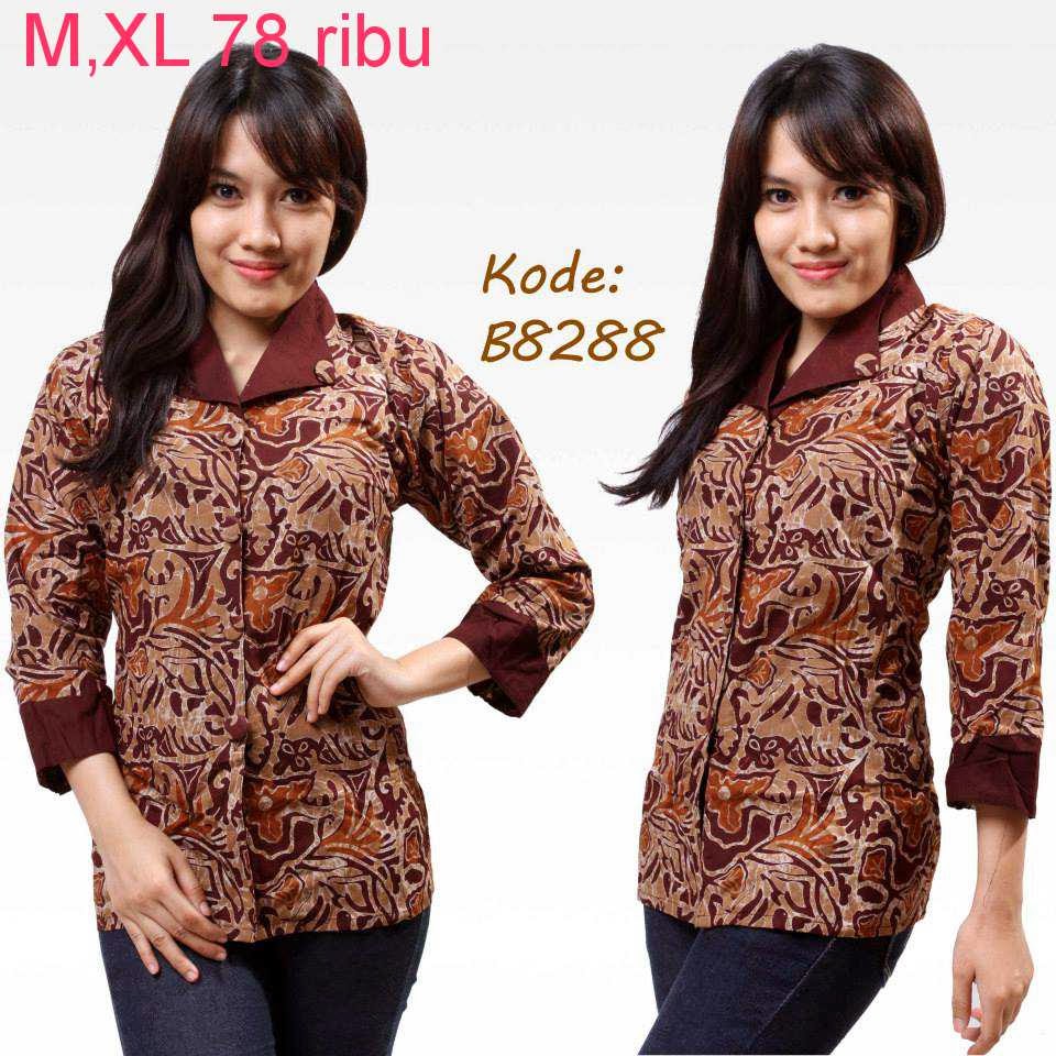 Macam Macam Model  Baju  Batik  Wanita Model  Baju  Batik 