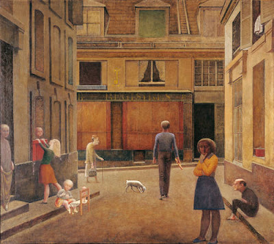  Balthus - The Passage du Commerce Saint-André,1952-1954.  