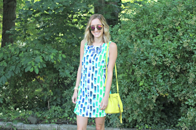 paint stroke dress from showinbuy