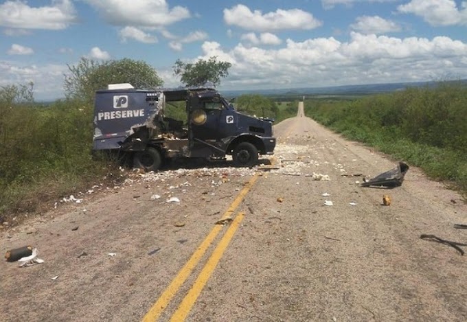 Pauloafonsino morre em tentativa de assalto a carro-forte em Salgueiro-PE