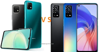 Huawei Nova 60 vs OPPO A55 4G phone specs compared