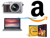 Logo Buoni sconto Amazon fino a 60 euro per videocamere, informatica e Software