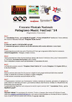 REGOLAMENTO CONCORSO MUSICALE "Palagiano Music Festival 2014"