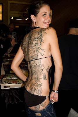 Sexy Back Tattoo For Women