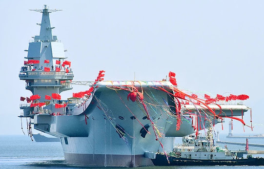 The Difference Chinese Aircraft Carrier 'Fujian' With Liaoning and Shandong