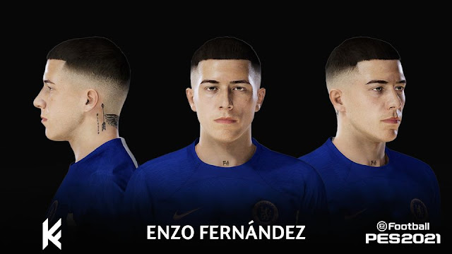 PES 2021 Enzo Fernández Face