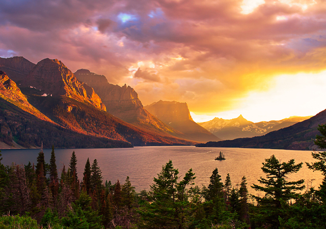 Wild Goose Island, pics of lakes