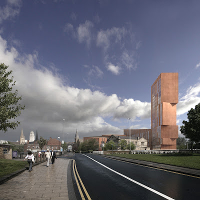 Broadcasting tower is new to Leeds, and has caused quite a stir- it is 