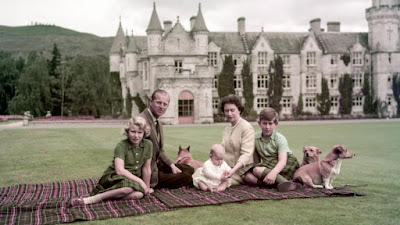 Queen and prince philip in Balmoral