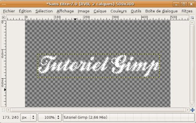 verre transparence gimp tutoriel