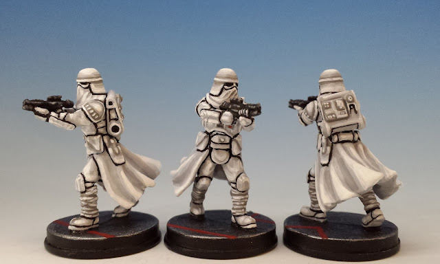 Snowtroopers, Imperial Assault (2016), painted miniature