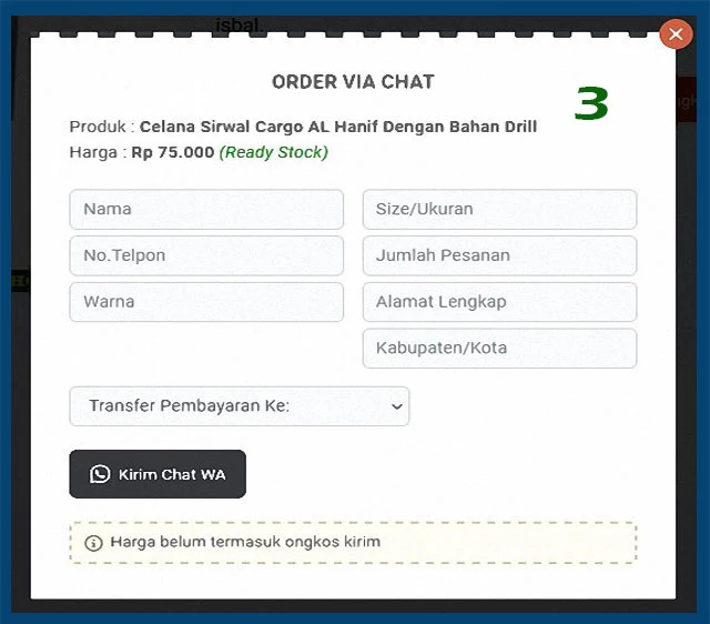 Cara Order Pesan di Oshopedia 3