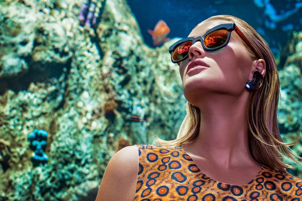 Agua de Coco Beachwear Spring/Summer 2015 Campaign featuring Toni Garrn