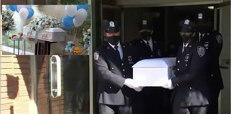 En un tétrico escenario policías realizan funeral de dos mellizos hallados muertos hace 1 año  por dominicano  en un basurero de El Bronx