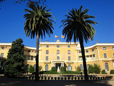 Pedralbes palace in Barcelona