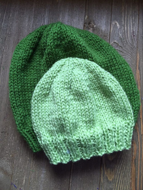 Basic knit Hat for Child or Adult - Free Pattern 