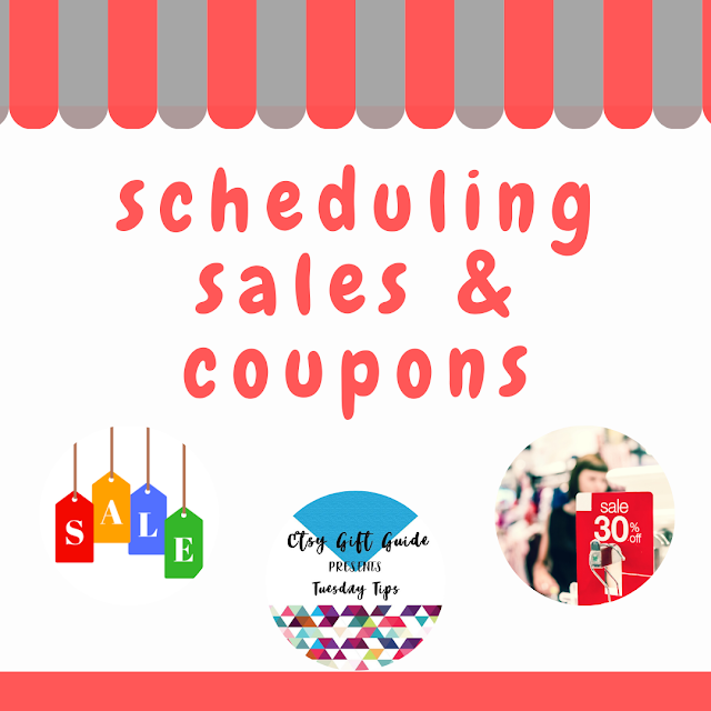 Tuesday Tips: scheduling sales & coupons