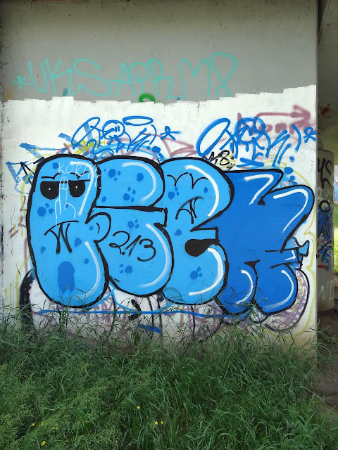 Graffiti mostu Siekierkowskiego