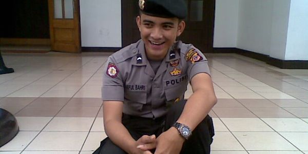 polisi ganteng, bripda saiful bahri