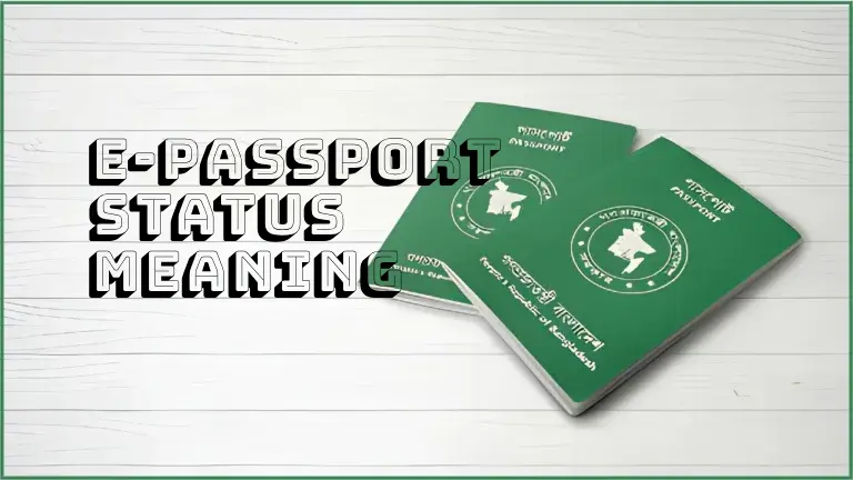 Passport Status Meaning