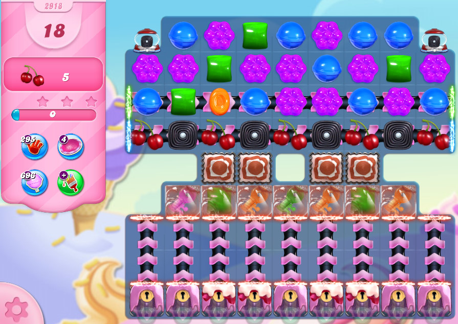 Candy Crush Saga level 2918