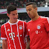 Lesionados, James Rodríguez e Thiago Alcântara viram desfalque no Bayern