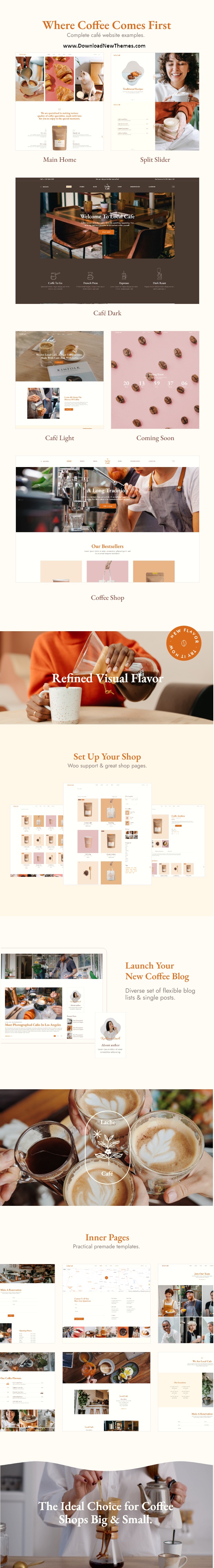 Lache - Cafe and Coffee Shop WordPress Theme Review