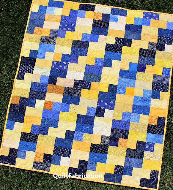 Celilo baby quilt pattern by QuiltFabrication