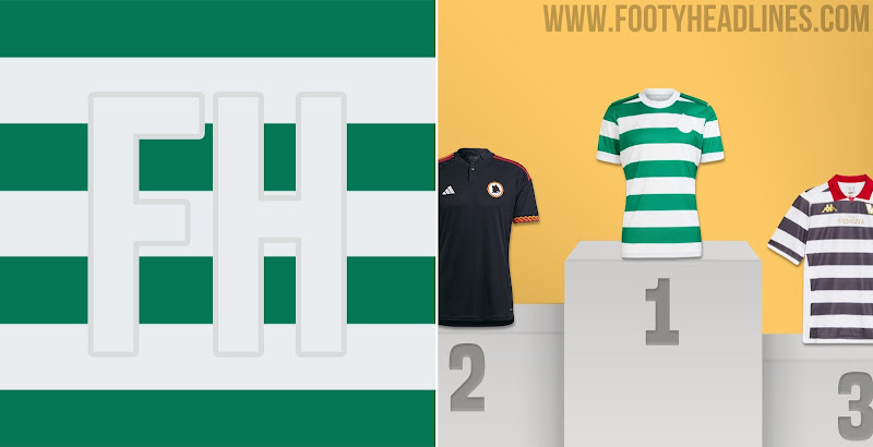 Celtic Forced to Change Kit in Champions League - Hoops Removed From Back -  Footy Headlines