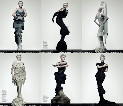 Gothic Fashion Photography on Alexander  Tilda Swinton Goes To The Future