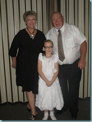 Sanford and Sheree Hunt with Shaylee.