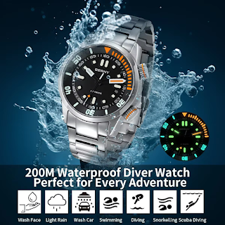 BERNY Automatic Dive Watch for Men