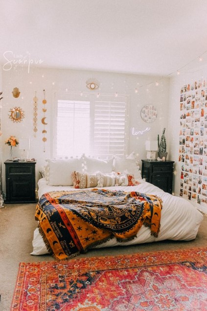 cozy minimalist boho bedroom