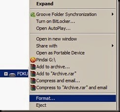 5. cara format removable disk