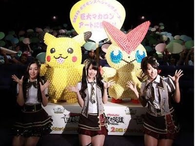 Pikachu, Victini e SKe48