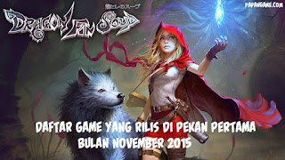 game yang rilis di awal pekan bulan november 2015