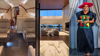 Actress Funke Akindele fulfills her dreams with private jet acquisition and luxurious penthouse (Video)