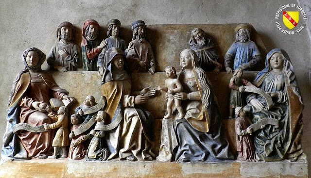 BULGNEVILLE (88) - Haut-relief : La légende des trois Maries (XVIe siècle)