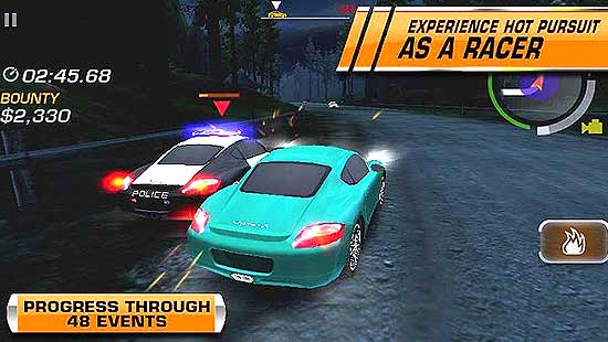 NFS Hot Pursuit Mod Apk For Android